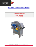 Manual Tamiz Rotativo TR40-25 PDF