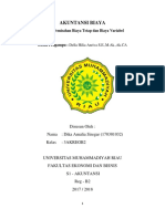 Makalah Teknik Pemisahan Biaya Tetap Dan Biaya Variabel