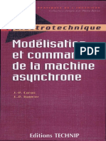 Modelisation Et Commande de La Machine Asynchrone Par Jean Pierre Caron Jean Paul Hautier PDF