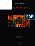 HENRY, M., La Felicidad de Spinoza, 2008