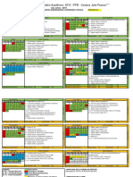 Calendário Acadêmico IFPB 2019