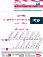 Ligne 52 - Bordeaux Dax Tarbes: 4 Bus Dimanche