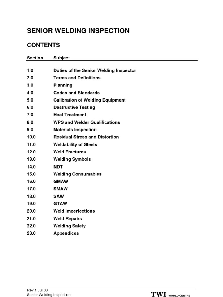 Cswip 3 2 Book Welding Construction