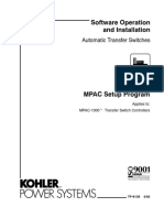 KOHLER - MPAC1000 Setup Program