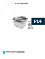 Manual Multifuncional HP - m426 - m427 PDF