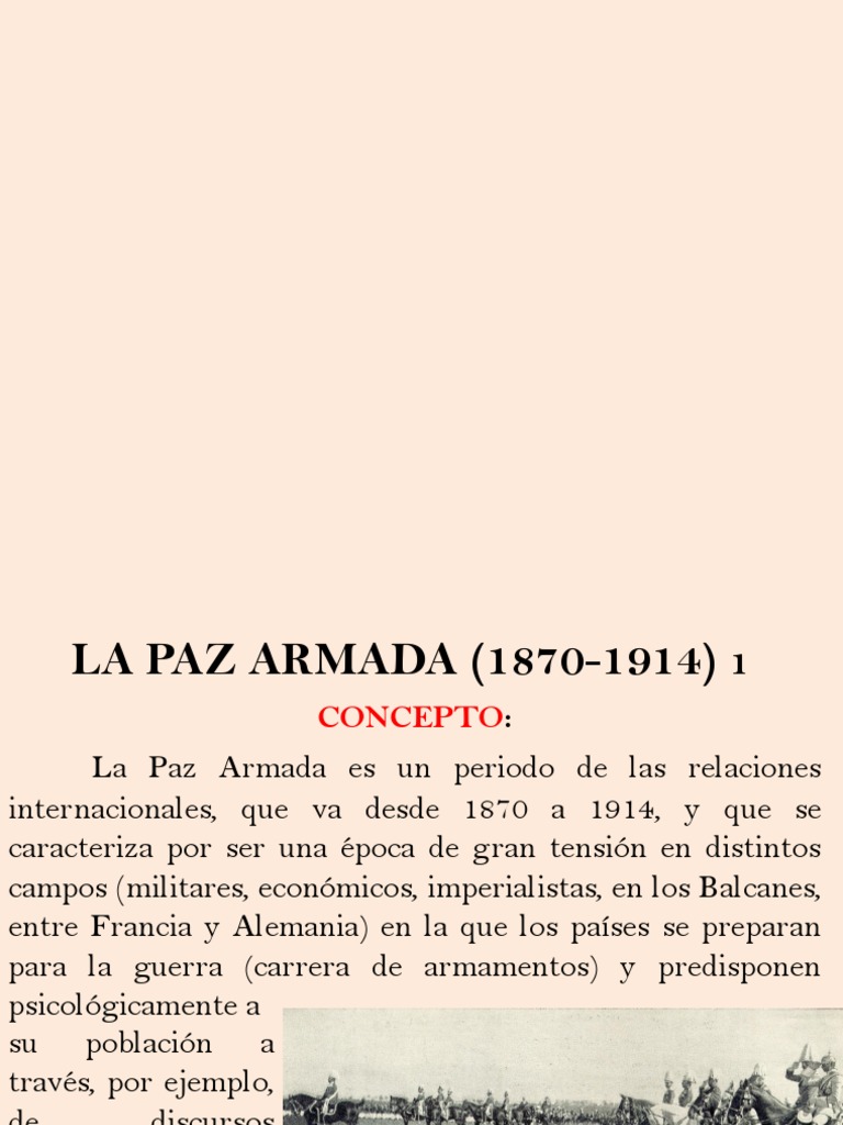 LA PAZ ARMADA (1870-1914) MM PDF | PDF | Austria Hungría | imperio Alemán