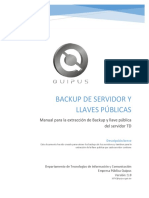 14 - Manual para Backup y Llaves Del Servidor