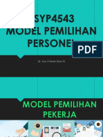 Bab 6 Model Pemilihan Personel