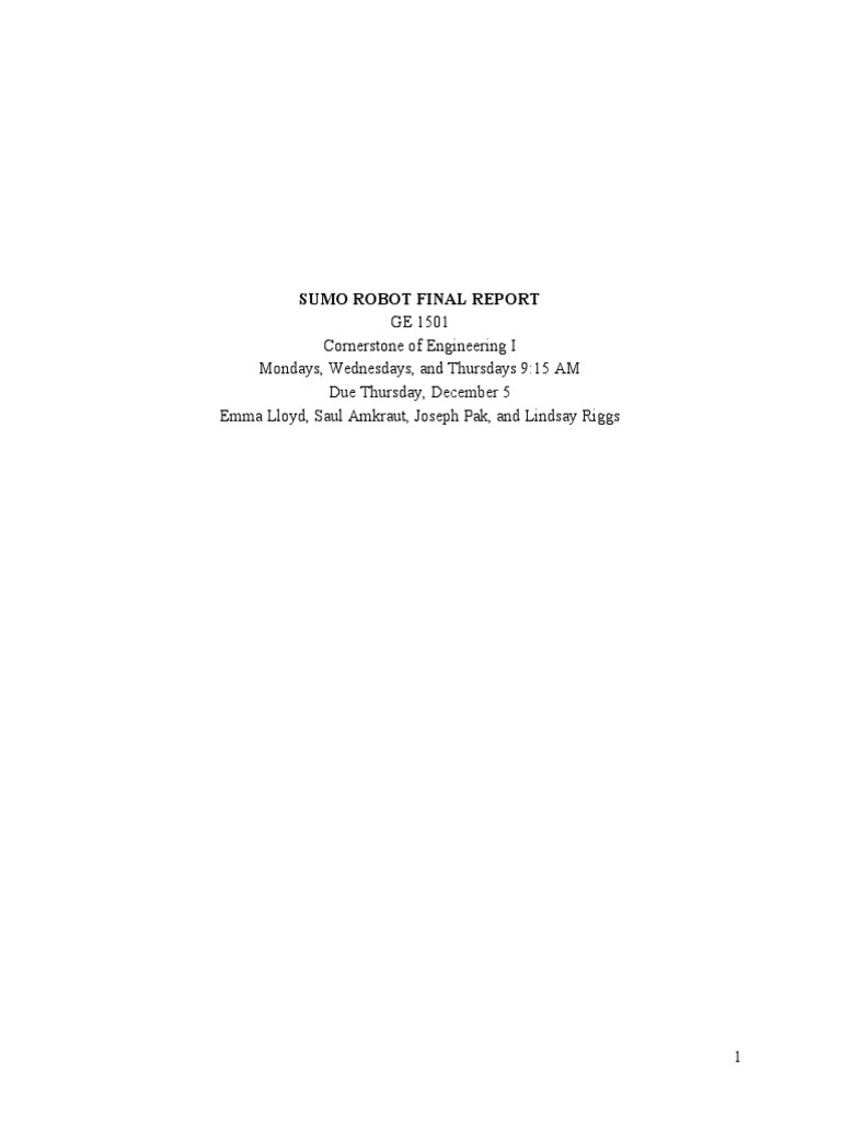 Final Report | PDF | Design