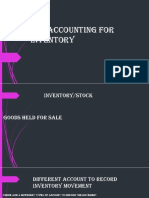 Accounting For Inventory - Momin Wali