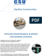 Marine Pipeline Construction