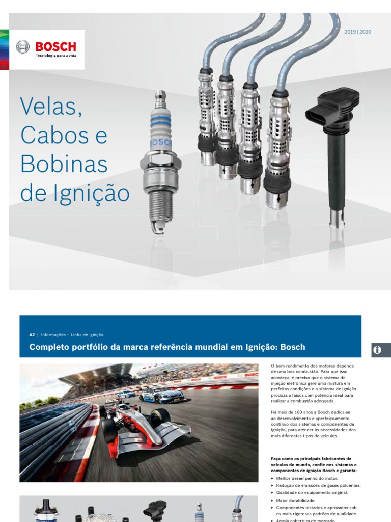 Bosch Catalogo Velas Igniçao Cabos e Bobinas 2019_2020