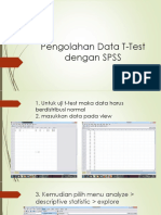 Pengolahan Data T-Test Dengan SPSS