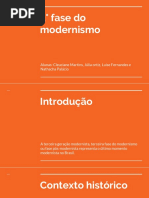 3° fase do modernismo
