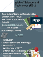 English For Science and Technoogy