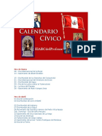 CALENDARIO CIVICO