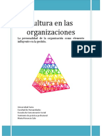 Cultura en Las Organizaciones