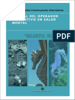 Manual Del Operador Preventivo en Salud Mental