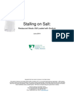 Satlling of Salt