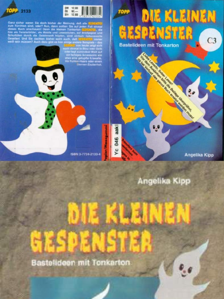 Angelika Klipp Die Kleinen Gespenster Bastelideen Aus Tonkarton Pdf Pdf