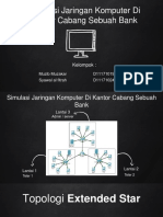 Simulasi Jaringan Komputer Di Kantor Cabang Sebuah Bank