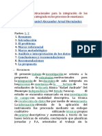 Eestrategias Motivacionales para La Integración de Los Docentes de Aula