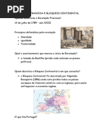 RESUMOS -REVOLUÇÃO FRANCESA E BLOQUEIO CONTINENTAL.docx