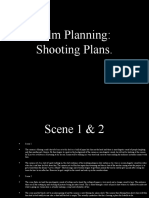 Film Planning: Shooting Plans