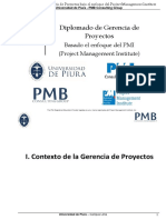 XXVII. Diplomado - I Contexto de La Gerencia de Proyectos Pag 1 Al 32 PDF