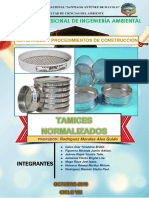 Materiales y procedimientos de construcción: Tamices normalizados