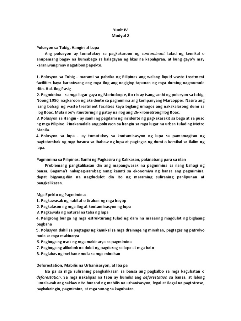 Yunit IV Modyul 2 KomFil | PDF