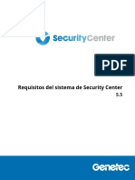 ES Genetec Requisitos Del Sistema de Security Center