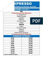 Buzufba - Roteiro e Horarios 0 PDF