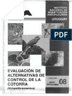 Evaluación de Alternativas de Control de La Cotorra (Myiopsitta Monachus) PDF
