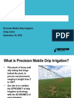 Precision Mobile Drip Irrigation