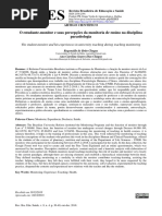 O Estudante-monitor e Suas Percepcoes Da Monitoria