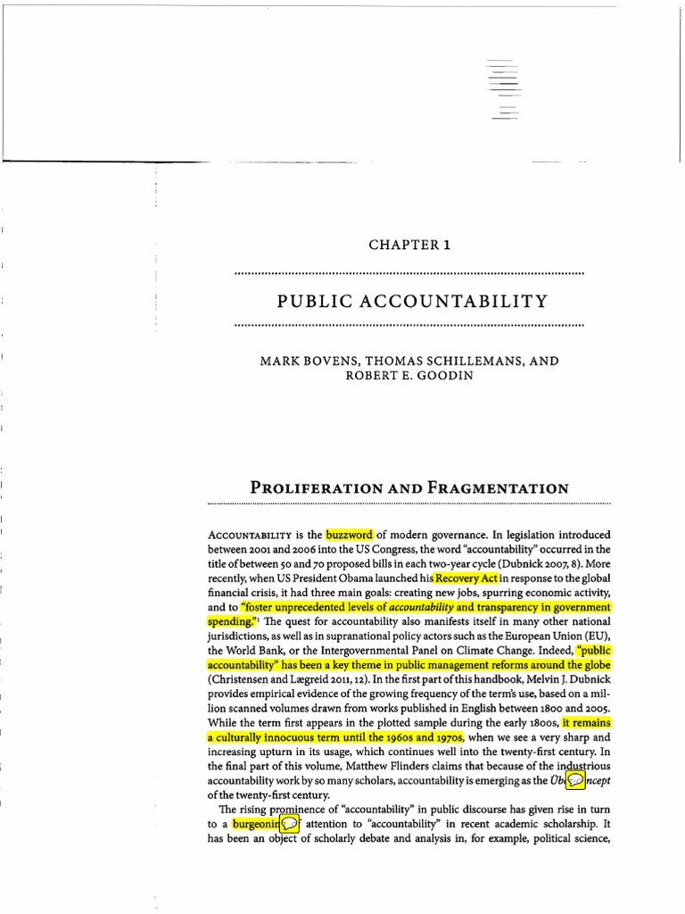 Understanding Public Accountability Concepts | PDF | Accountability ...