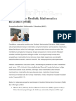 Pembelajaran Realistic Mathematics Education