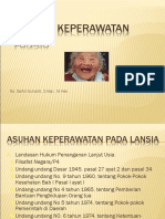 Asuhan Keperawatan Lansia