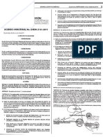 Acuerdos Ministeriales 3161 y 3200-2019