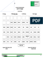 Bsed 1b Seat Plan