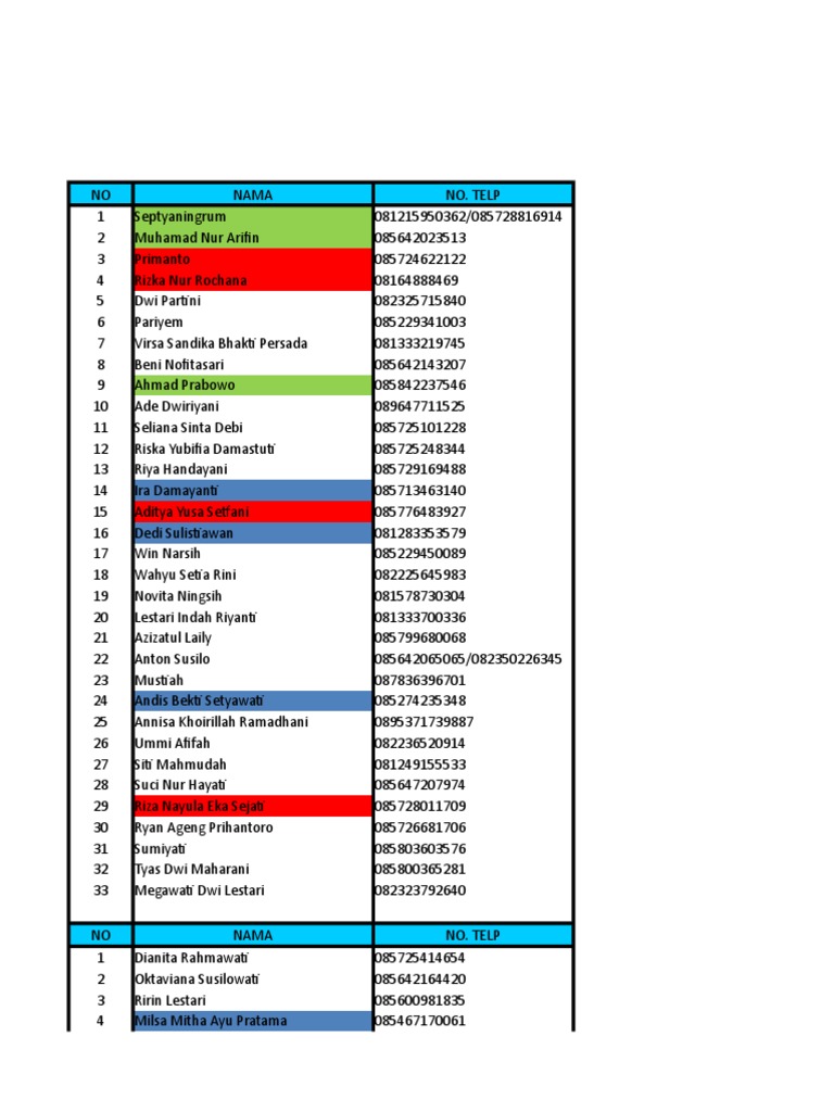 Data Rekrutmen RSU Rizky Amalia | PDF