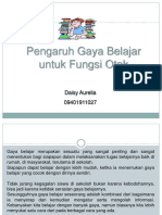 Pengaruh Gaya Belajar Untuk Fungsi Otak