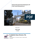 Metode Erection Steel Box Girder LRT Palembang Zona 3