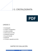 UNIDAD 3 Cristalografía (Autoguardado) (Autoguardado)