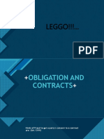 Obligation and Contracts (POWER POINT) Pg. 73-77