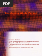 Developing Whole Person