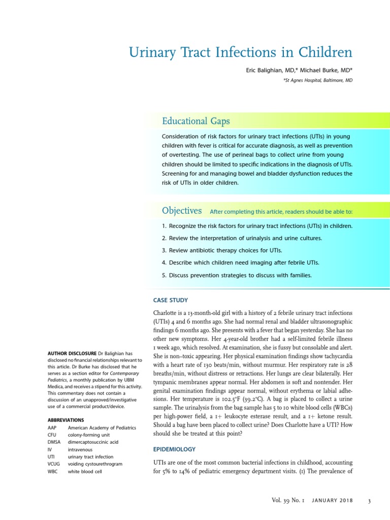 Aap Uti | PDF | Urinary Tract Infection | Circumcision