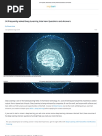 30 Frequently Asked Deep Learning Interview Questions and Answers