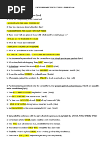 Competency Course Final Exam RESUELTO